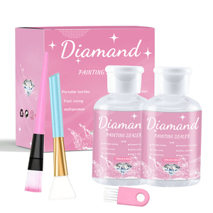 Le produit de scellement pour peinture au diamant 5D conserve la brillance des peintures au diamant de manière permanente. Utilisé pour les puzzles de peinture au diamant et les projets de bricolage. - Product Image 3