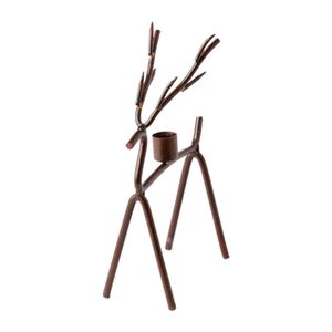 High Arrival Metal Iron Nordic Gold Reindeer Metal Candle Holder Decorative <b>Tea</b> Light <b>Stand</b> Customized Size Shape - Product Image 6