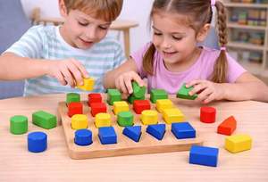 Rompecabezas de formas para niños para el aprendizaje temprano y el desarrollo de habilidades, juguete de clasificación de formas de madera para niños, experiencia de aprendizaje interactiva - Product Image 5