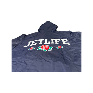 Veste Coach Marine Épaisse Écologique Imperméable Coupe-Vent à Col Montant avec Logo Frontal pour Tenue Décontractée Extérieure, Personnalisable avec Marque Privée - Product Image 3