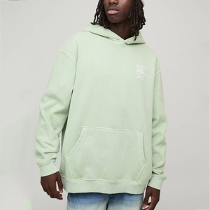 OEM Men's Screen Printed <b>Custom</b> Hoodie Breathable High Quality Cotton Fleece Pullover Men's Sweatshirt With <b>Custom</b> Design - Product Image 1