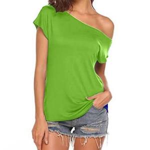 Camiseta Deportiva Ecológica de Hombros Caídos para Mujer, Ideal para Fiestas y Eventos Formales - Product Image 2