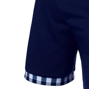 Camisetas Polo de Verano para Hombre, al por Mayor, de Alta Calidad, Personalizadas, Casuales, a la Moda, con Borde de Manga Teñido en Rosa y Negro - Product Image 6