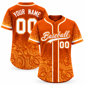 Maillot de baseball personnalisé sublimé sur le devant, chemise de softball à boutons imprimée pour équipe, OEM, respirant, en polyester, manches courtes, unisexe, avec nom - Product Image 3