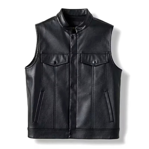 Chaleco de Motociclista para Hombre al por Mayor, Resistente al Viento, Transpirable, de Fibra de Bambú, de Alta Calidad, Personalizado, Moderno, Elegante e Informal - Product Image 1