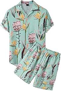 Conjunto de Pijama de Algodón Premium para Hombre, Ropa de Dormir de Manga Corta con Logotipo Personalizado - Product Image 2