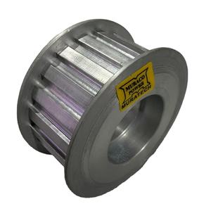 Poulie de distribution en aluminium 26T L025 L050 L075 L100 L125 L150, alésage personnalisé, rainure pour clavette, bride montée, fourniture OEM, anodisation dure normale - Product Image 4