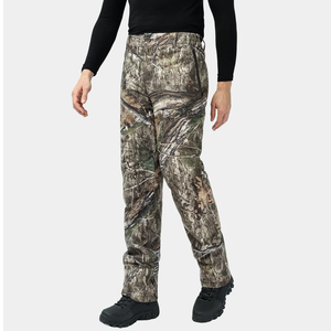 Men's Camouflage Hunting Pants Soft <b>Shell</b> Waterproof Outdoor Wear Autumn Style - Product Image 2
