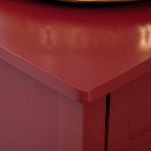 Mobile Bar Moderno con 4 Cassetti, Ripiano Inferiore a Doghe, Credenza Buffet, Tavolo Console per Villa, Include Spazio di Archiviazione - Product Image 6