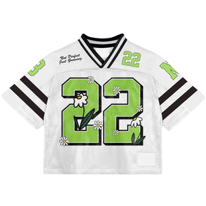Camisetas de Fútbol Retro Americanas Personalizadas para Hombre, 100% Algodón, Estilo Urbano, Sublimación de Alta Calidad, Malla, Talla Grande, 2026 - Product Image 3