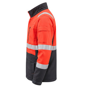 Utility <b>Working</b> Jacket Durable Reflective Safety Outerwear <b>Waterproof</b> Heavy Duty Workwear For Warehouse And Outdoor Use - Product Image 2