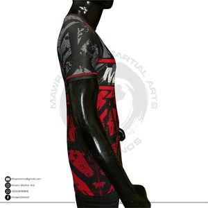 Rashguard de compression Mawra personnalisé pour homme, idéal pour le MMA, le BJJ (sans kimono), les arts martiaux et l'entraînement, à manches courtes - Product Image 3