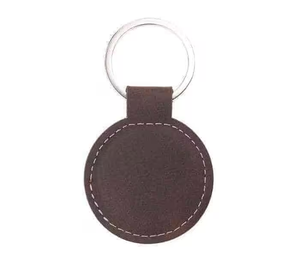 Leather <b>Key</b> Chains Fashionable Simple Custom High Quality Chain <b>Key</b> <b>Rings</b> Round - Product Image 1