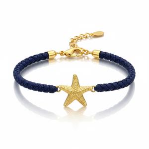 Bracelet de plage en cordon ciré avec breloque métallique personnalisée pour homme, cadeau souvenir sportif tendance - Product Image 6