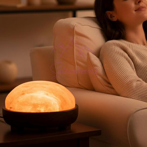 Lámpara de Sal del Himalaya en Forma de Domo a Precio Accesible, Lámpara de Sal del Himalaya en Forma de Domo Natural de Alta Calidad - Product Image 3