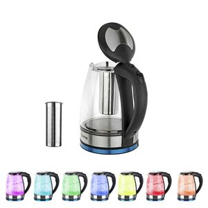 Bollitore elettrico in vetro da 1200W e 1.8L con spina americana - Product Image 5