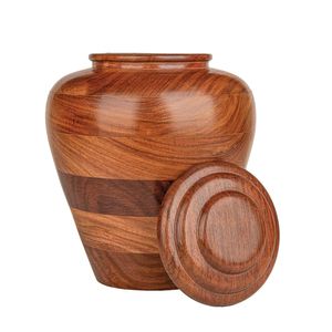 Urna Funeraria Artesanal de Madera Tradicional, Recipiente Conmemorativo para Cenizas, Elaborada con Madera Natural, Elegancia y Atractivo Duradero - Product Image 5