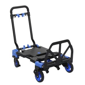 Blue 2-in-1 Luggage Trolley 150kg Capacity Cart - Product Image 1