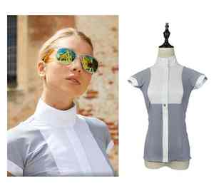 Camisa de Equitación de Manga Corta para Mujer, de Alta Calidad, Tejido Premium de Lujo, Aspecto Elegante, Secado Rápido - Product Image 3