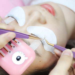 Premium Purple Stainless Steel Eyelash Tweezers Set <b>Precision</b> Tip For Lash Extension <b>Tools</b> at Competitive Prices - Product Image 3