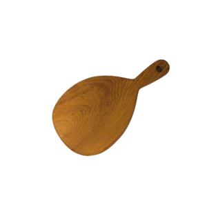 Bloc à découper en bois de teck de pong d'origine indonésienne Design naturel pour la cuisine - Product Image 1