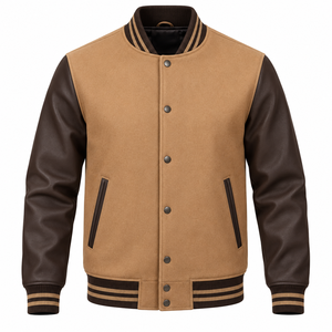 Nouveauté 2026 – Blouson d'hiver pour homme en toile imperméable avec broderies personnalisées, style urbain, 100 % laine - Product Image 4