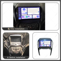 Vente directe d'usine 9 pouces cadre Audio de voiture panneau de Navigation GPS cadre en plastique DVD de voiture pour 2015-2018 CHERY ARRIZO 5/7