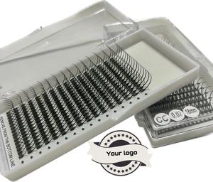 Extensiones de Pestañas Coreanas PBT de Alta Calidad al por Mayor, Pestañas Spike de 12/16 Hilos, Negras Mate, Pelo Sintético Suave, Curvaturas C/CC/D/DD/M/L, Envío Rápido - Product Image 2