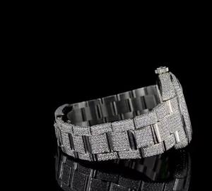 Latest <b>Sport</b> Fashion Hip Hop Shape VVS Quality Moissanite Quartz <b>Watch</b> Automatic Date Feature Stainless Steel Glass Dial - Product Image 6