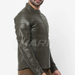 Veste d'hiver en cuir pour homme, design de haute qualité, coupe flexible et style moderne élégant pour un usage quotidien - Product Image 3