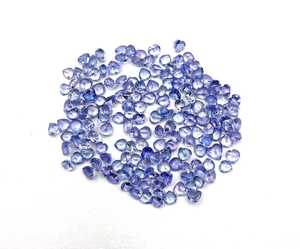 Piedras Preciosas Sueltas de Tanzanita Natural, Corte Corazón, Facetadas, 3mm, Calibradas, Azules, para Joyería, Suministros al por Mayor - Product Image 4