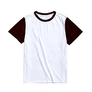 เสื้อยืดคอกลมแขนสั้นสีขาวแบบยูนิเซ็กซ์ ทรงปกติ ผ้าฝ้าย 100% สำหรับผู้ใหญ่ ใส่ได้ทุกฤดู - Product Image 3