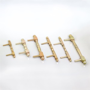 Poignées de porte et de fenêtre ambidextres 6, 8, 10 pouces, quincaillerie extérieure moderne pour hôtel, durable, installation facile, en acier poli - Product Image 1