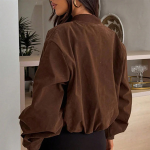 Chaqueta Bomber Gruesa para Mujer, con Bordado, Impermeable y Transpirable, con Tela con Memoria, Impresión y Suministro Personalizados - Product Image 3