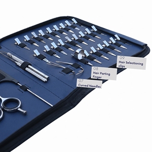 Juego de Herramientas para Extensiones de Cabello Todo en Uno con Alicates de Microperlas, Herramienta de Gancho, Mini Tijeras, Clips, Peine y Agujas - Product Image 5