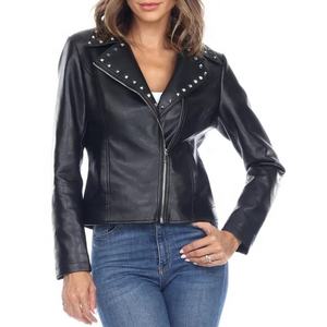 Women's Fashion Style Genuine Leather <b>Jacket</b> Breathable Winter <b>Jacket</b> with Cheap Wholesale Price for <b>Ladies</b> - Product Image 6