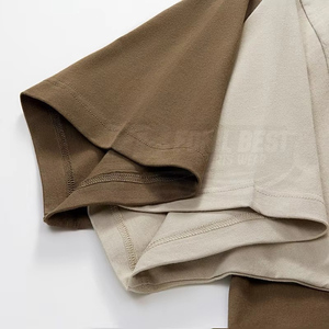 Men's 150g Heavyweight <b>100</b>% <b>Polyester</b> Solid Casual Short-Sleeved Breathable O-Neck T-<b>Shirt</b> Summer Universal Minimalist Pure - Product Image 2