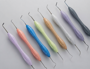 Kit de Instrumentos para Rellenos Dentales de Composite, 5 Piezas, Mango de Silicona, Manual, Clase I, Hecho en Pakistán - Product Image 2