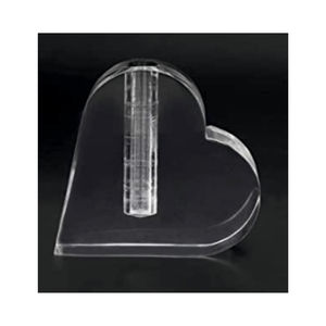 Clear Acrylic Single Long Stem Rose <b>Flower</b> <b>Display</b> Stand Holder Base Vases Block for Rose Customized Acrylic Rose Stand For Gift - Product Image 6