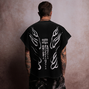 T-shirt sans manches élégant pour homme, coupe ajustée, design moderne, respirant, tenue d'été pour la salle de sport et les occasions décontractées - Product Image 4