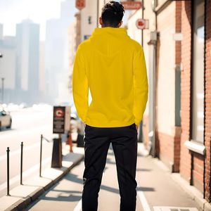 Sweat-shirt à capuche thermique en polaire épaisse pour homme, idéal pour la gym, l'entraînement, la course à pied, le fitness et les activités de plein air - Product Image 2