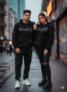 เสื้อฮู้ดซิปประดับคริสตัลแบบกำหนดเอง ผ้าเฟรนช์เทอร์รี่หนานุ่ม คุณภาพดีที่สุดตามความต้องการของลูกค้า ผลิตโดยผู้ผลิตชั้นนำ - Product Image 1