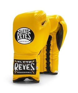 Gants de boxe en cuir véritable pour l'entraînement traditionnel de sparring - Sanda extensible à lacets avec sangle de poignet réglable - Product Image 3