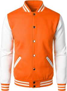 High Quality Custom Printing Long Sleeve <b>Men's</b> <b>Baseball</b> <b>Jacket</b> <b>for</b> <b>Men</b> Plain Blank Letterman Varsity <b>Jackets</b> - Product Image 5
