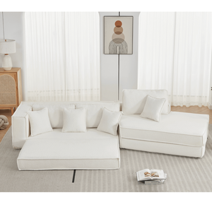 Nuovo Divano Letto Pieghevole Convertibile a 3 Posti, Combinazione 2-in-1 Imbottita - Product Image 5