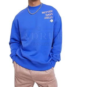 Sudadera de Cuello Redondo de Forro Polar Cálido de Alta Calidad con el Mejor Diseño, Mezcla de Algodón, Logotipo Personalizado Impreso, para Adultos, Transpirable y de Secado Rápido - Product Image 1