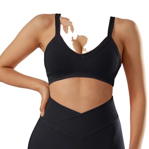 Sujetador deportivo para mujer, ropa interior acolchada, Bralette a prueba de golpes, Top deportivo sin espalda, entrenamiento, Fitness, entrenamiento, Yoga, Top para mujer - Product Image 3
