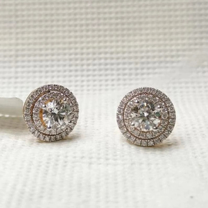 Pendientes Colgantes de Plata de Ley con Moissanita de 1.78 Quilates, Chapados en Oro de 18K, Corte Esmeralda, Forma Mixta, Certificados por IGI, Lujosos para Mujer - Product Image 1