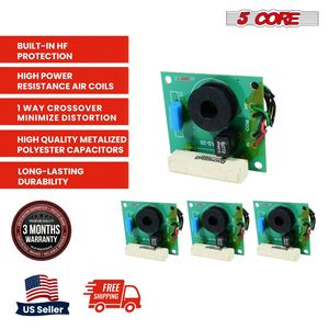 Processore Audio con Crossover Passivo a 4 Vie e Divisore di Frequenza con Condensatori in Poliestere Metallizzato - Product Image 4