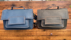 Nouveau mini sac à bandoulière en cuir recyclé pour femmes sac à bandoulière de créateur de luxe en cuir coloré petits sacs à main - Product Image 3